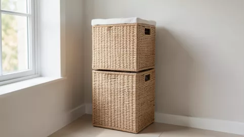 słupek łazienkowy z koszem 50 cm
