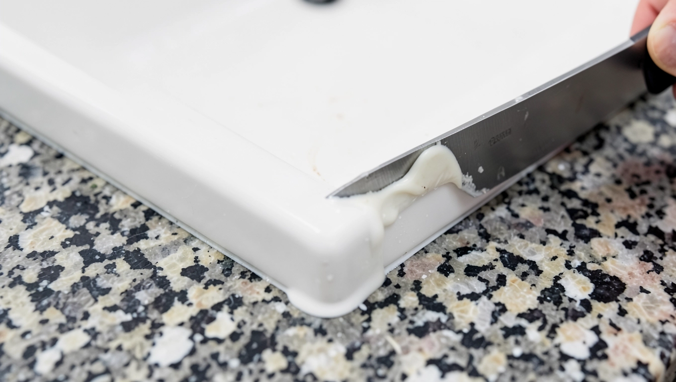 Jak odkleić umywalkę od blatu