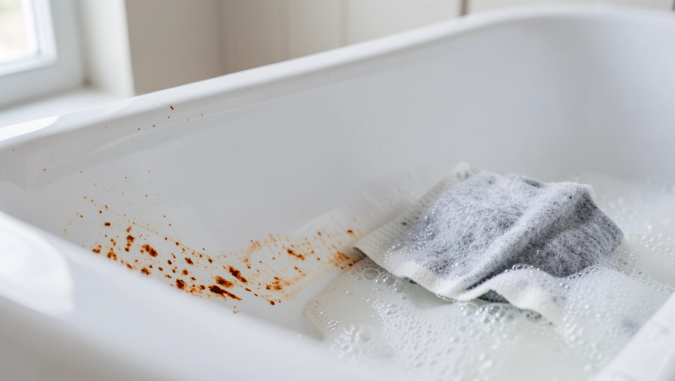 Jak usunąć rdzę z wanny emaliowanej