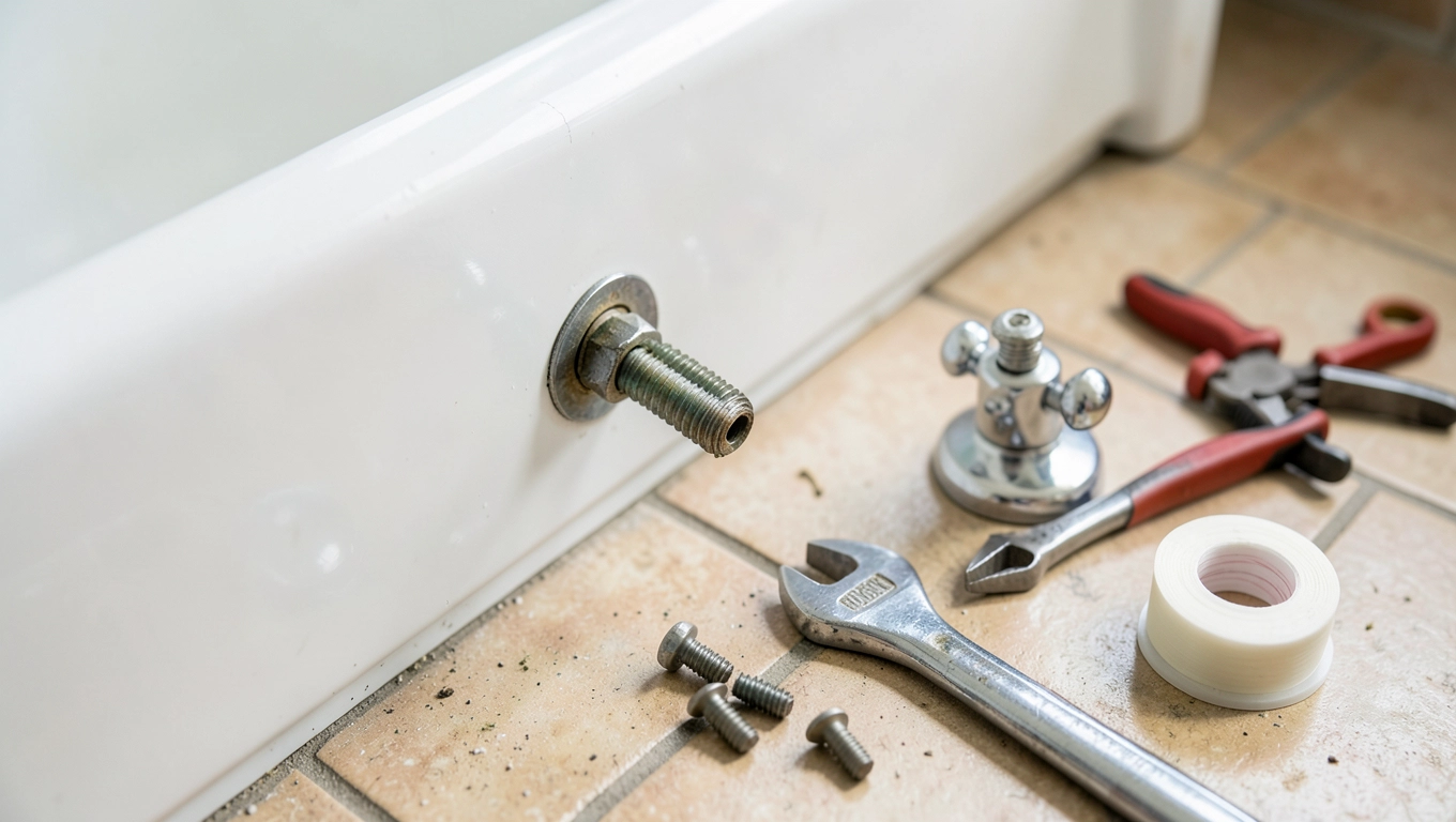 Jak wymienić kran w wannie