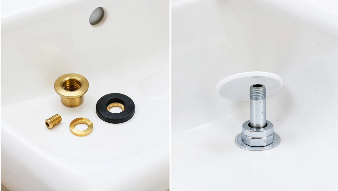 Jak zamontować korek automatyczny do umywalki