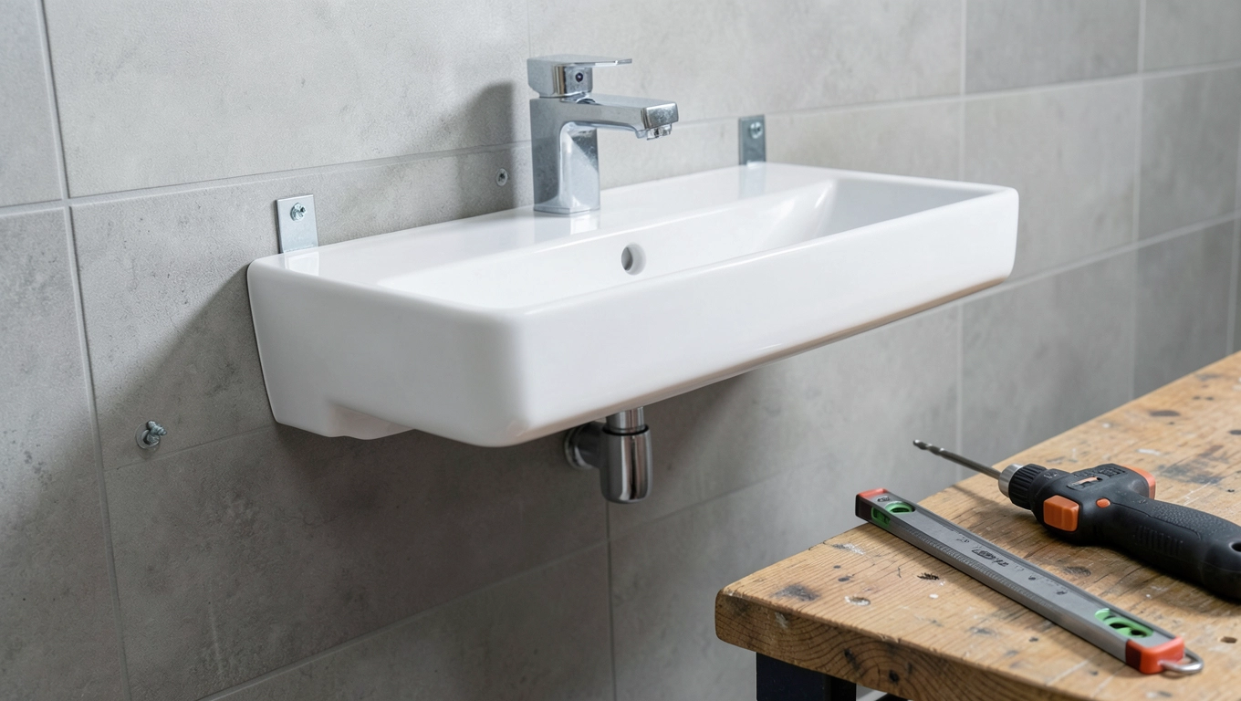Jak zamontować umywalkę do ściany