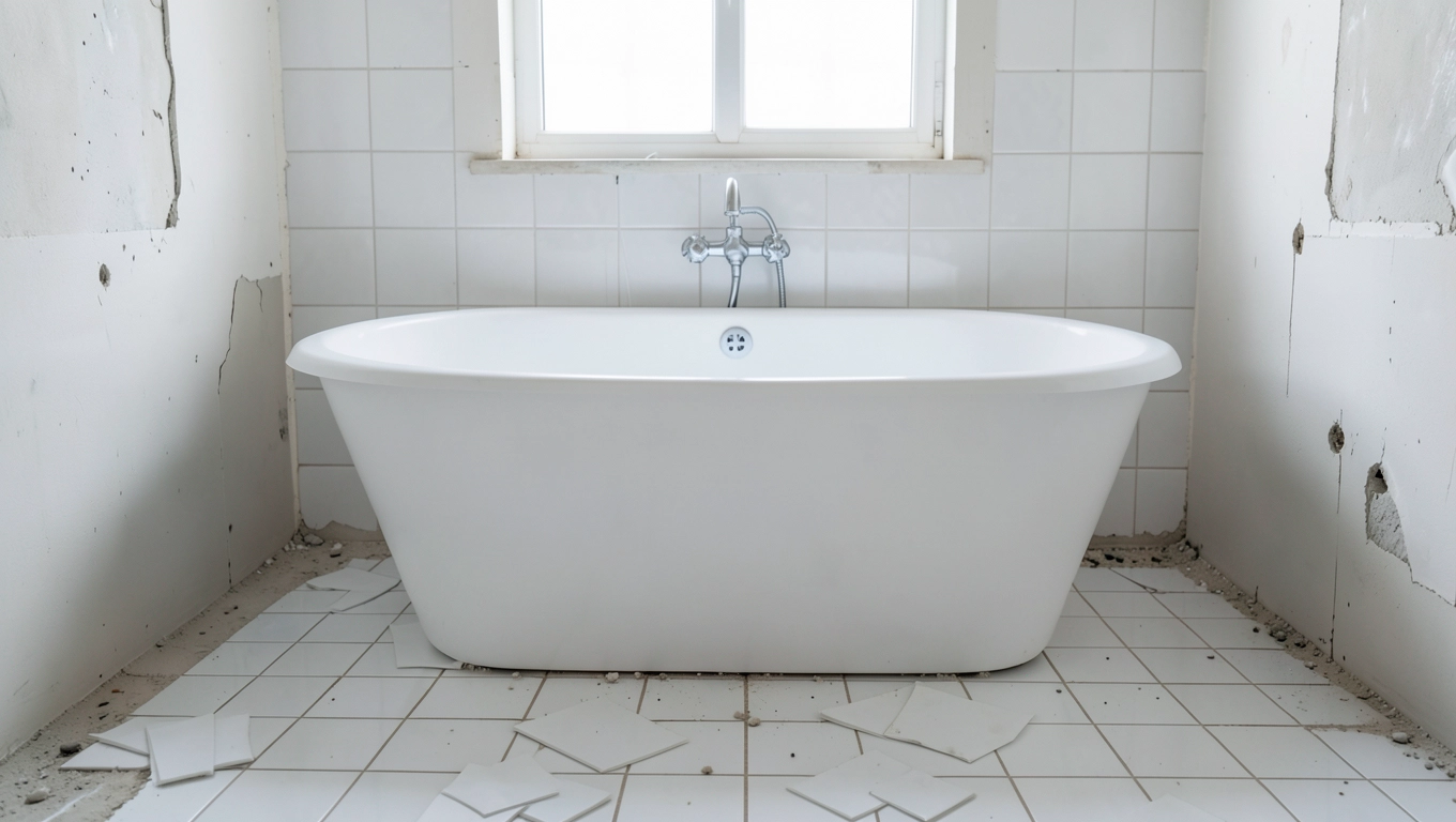 najpierw wanna czy płytki