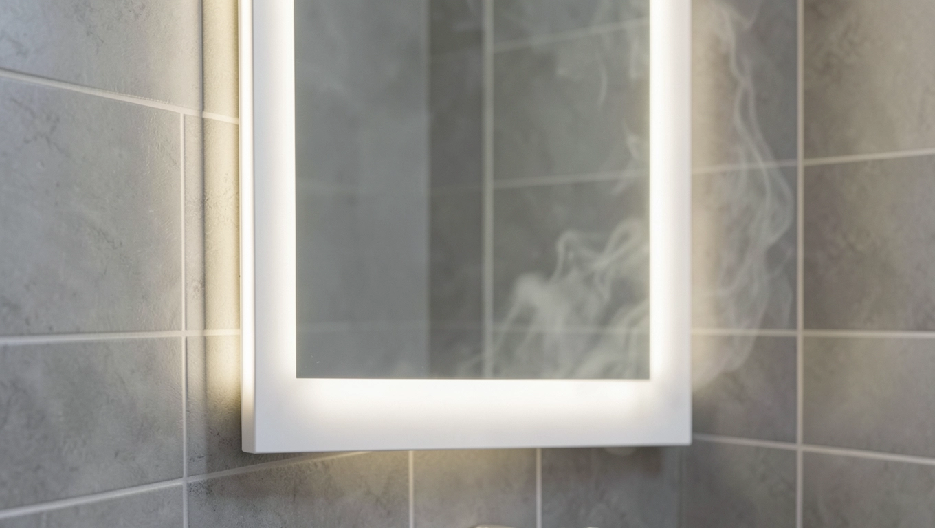 podświetlenie lustra w łazience