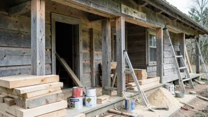 ile kosztuje remont starego drewnianego domu