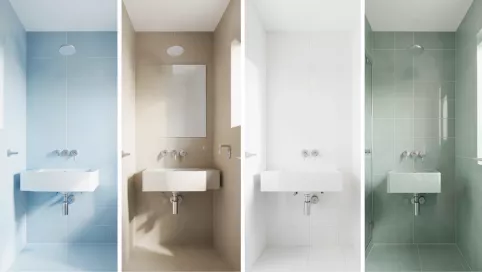 jak dobrać kolor ścian w łazience