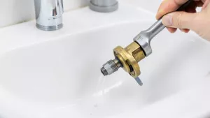 montaż korka automatycznego do umywalki