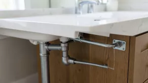 Montaż umywalki na szafce stojącej