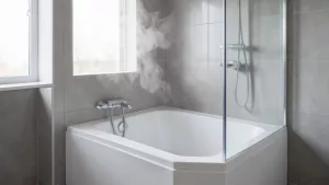 wanna narożna z prysznicem