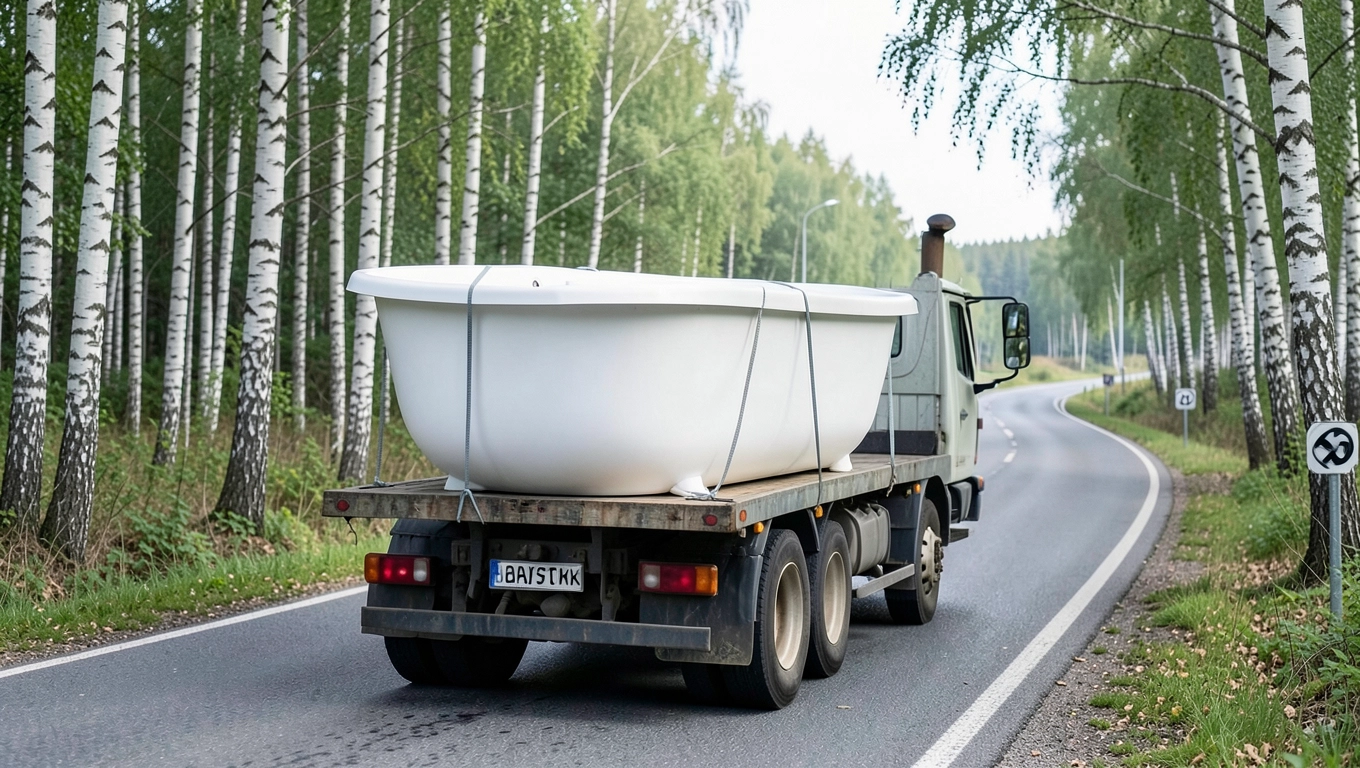 Transport wanna cena za km Białystok